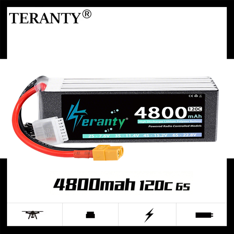 Drone Battery Plate - Bateria Lipo TERANTY 6S 4800mAh 22.8V
