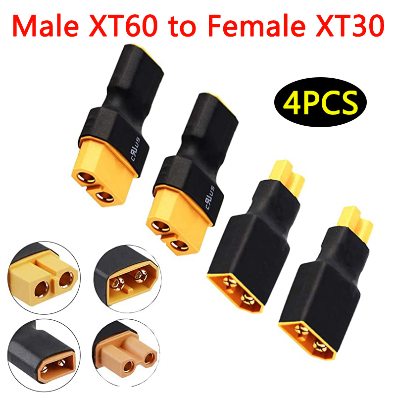 Drone Battery Charger - 4 pçs xt60 para xt30 plug