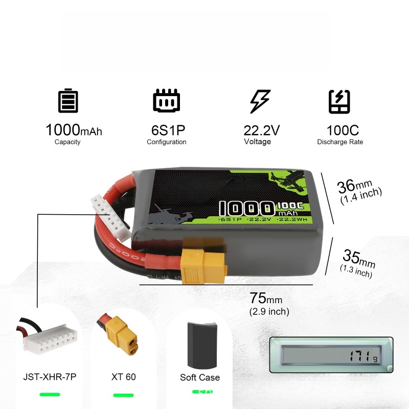 3S/4S/6S 35C/80C/100C 650mAh/1 - Drone Battery 4S avaliação e preço