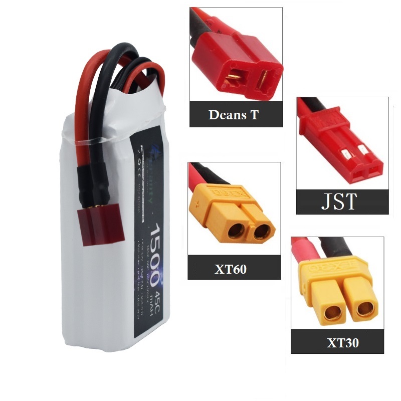 Bateria lipo 3s 11.1v deans xt - Drone Battery 4S avaliação e preço
