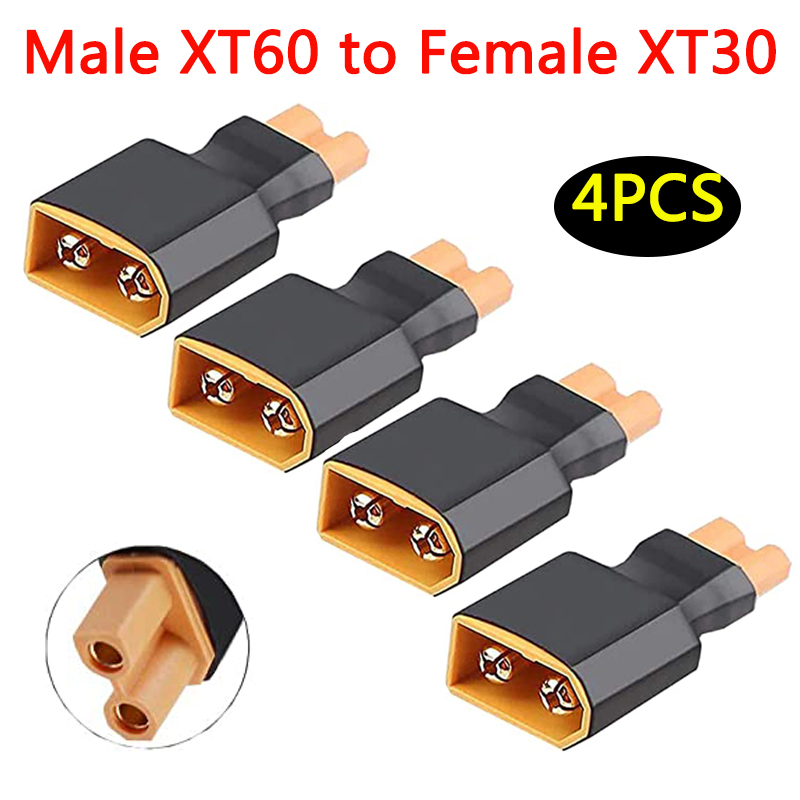 4 pçs xt60 para xt30 plug fême - Drone Battery Charger avaliação e preço